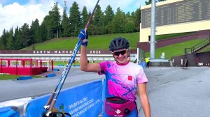 Елизавета Еремеева - лидер первой гонки чемпионата России по лыжероллерам