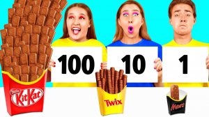 100 Слоев Еды Челлендж # Фантастические Кухонные Рецепты от Fun Challenge