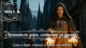 5️⃣«Хранители дара, охотники за душой» Сага о даре, страхе и праве на свободу ЧАСТЬ 5️⃣