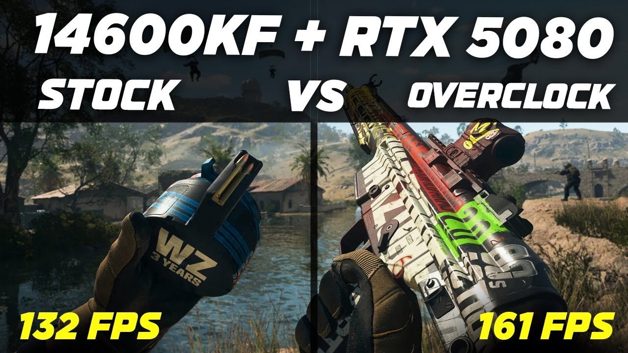 Intel Core I5 14600kf And RTX 5080 Stock Vs Overclock ( QHD - 2k And UltraHd - 4k )