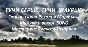 ТУЧИ СЕРЫЕ, ТУЧИ ХМУРЫЕ... Стихи Розалии Мартысь.  Мастеринг  Алексея Захарова & SUNO.