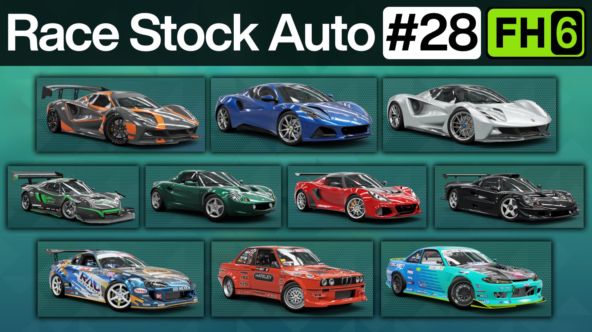 Forza Horizon 6 - Race Stock Auto #28