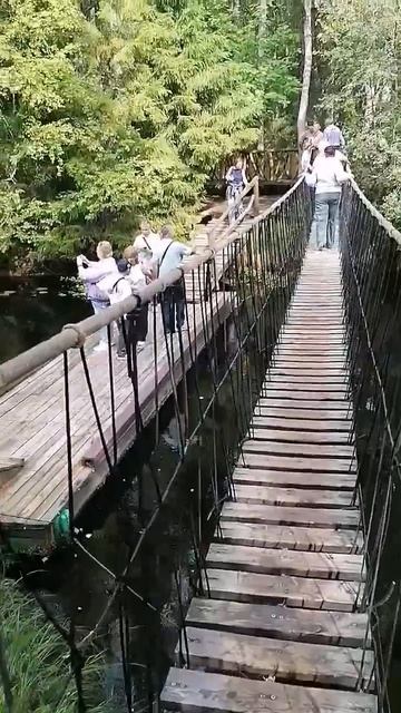 ВИСЯЧИЙ МОСТ НАД ВОДОЙ