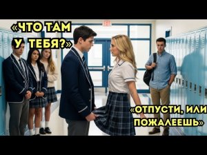 “Школьные хулиганы напали на новенькую… но через минуту они уже умоляли о пощаде!”