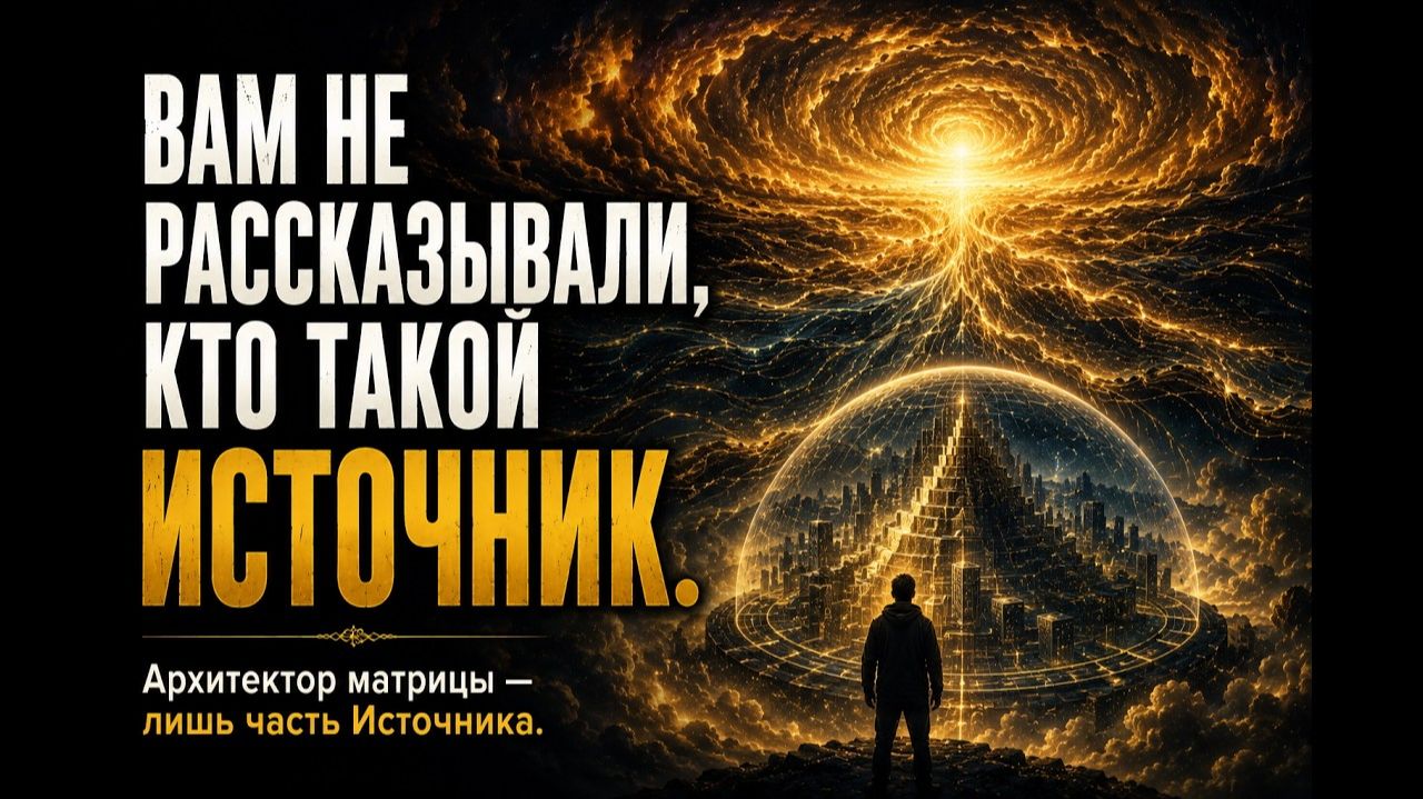 14. ВСЕ ИЩУТ СОЗДАТЕЛЯ. НО ЗАБЫЛИ ОБ ИСТОЧНИКЕ. Почему Архитектор — не первый.