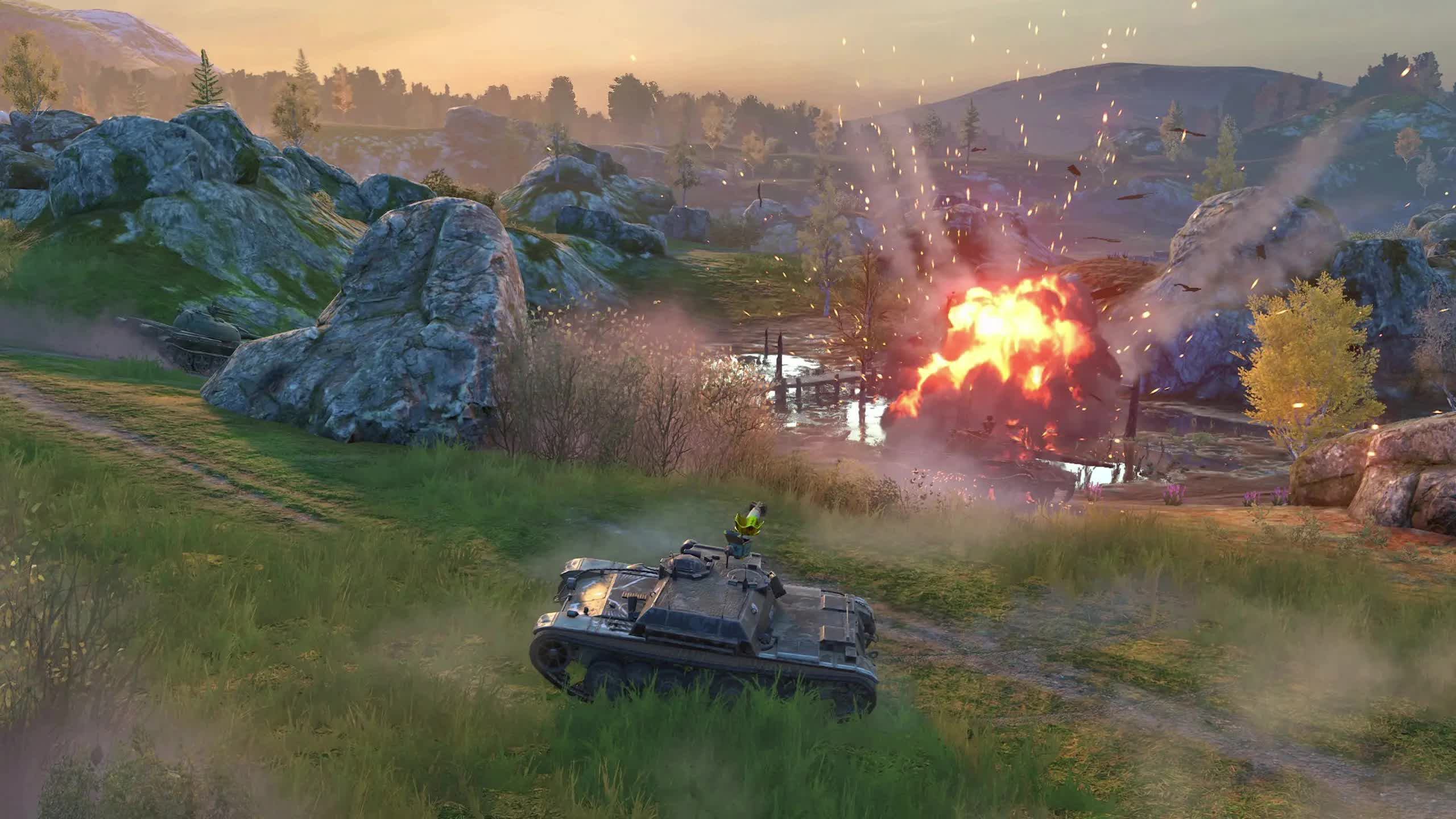 WOT BLITZ / Получаю отметку нв стволе