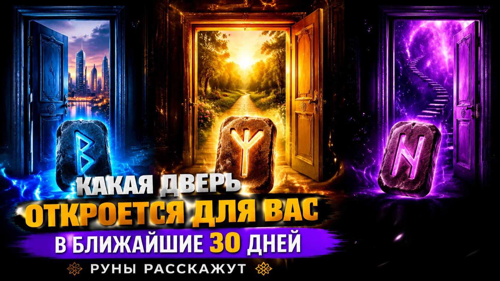 Какая дверь откроется для вас. Руны всё расскажут.