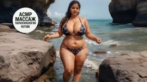 Женщина на пляже — летний отдых и морская романтика