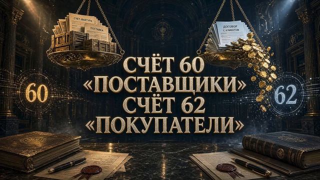 Счёт 60 «Поставщики» и счёт 62 «Покупатели».