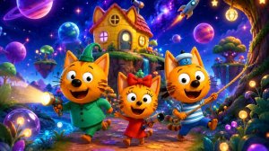 Три кота, игры для детей.