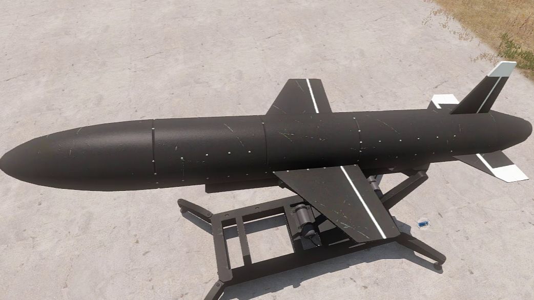 Симуляция реактивного БПЛА UAV-290