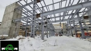 Металлоконстукция 3 этажа общей площадью 9,432 м2