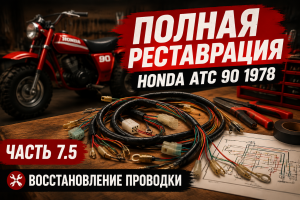 Полная реставрация Honda ATC 90 1978 года — часть 7.5
