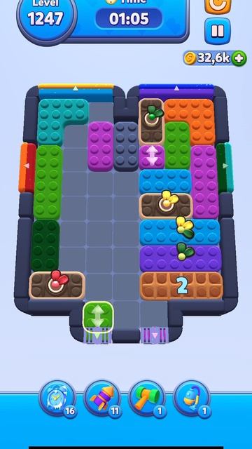 Color Block Jam 1247 уровень