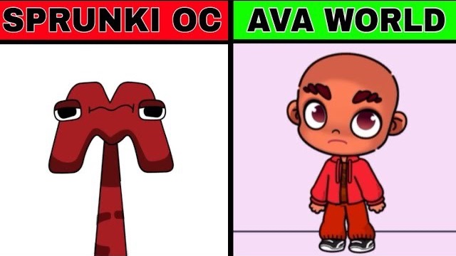 МОЙ СПРУНКИ OC: M (из Alphabet Lore) в AVATAR WORLD — Мега-микс 🎵🔥