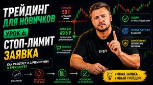 Стоп-лимит заявка | Урок 6: Трейдинг для новичков