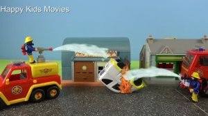 Пожарный спасает дом и машину Охотников за привидениями Игрушечное видео детям