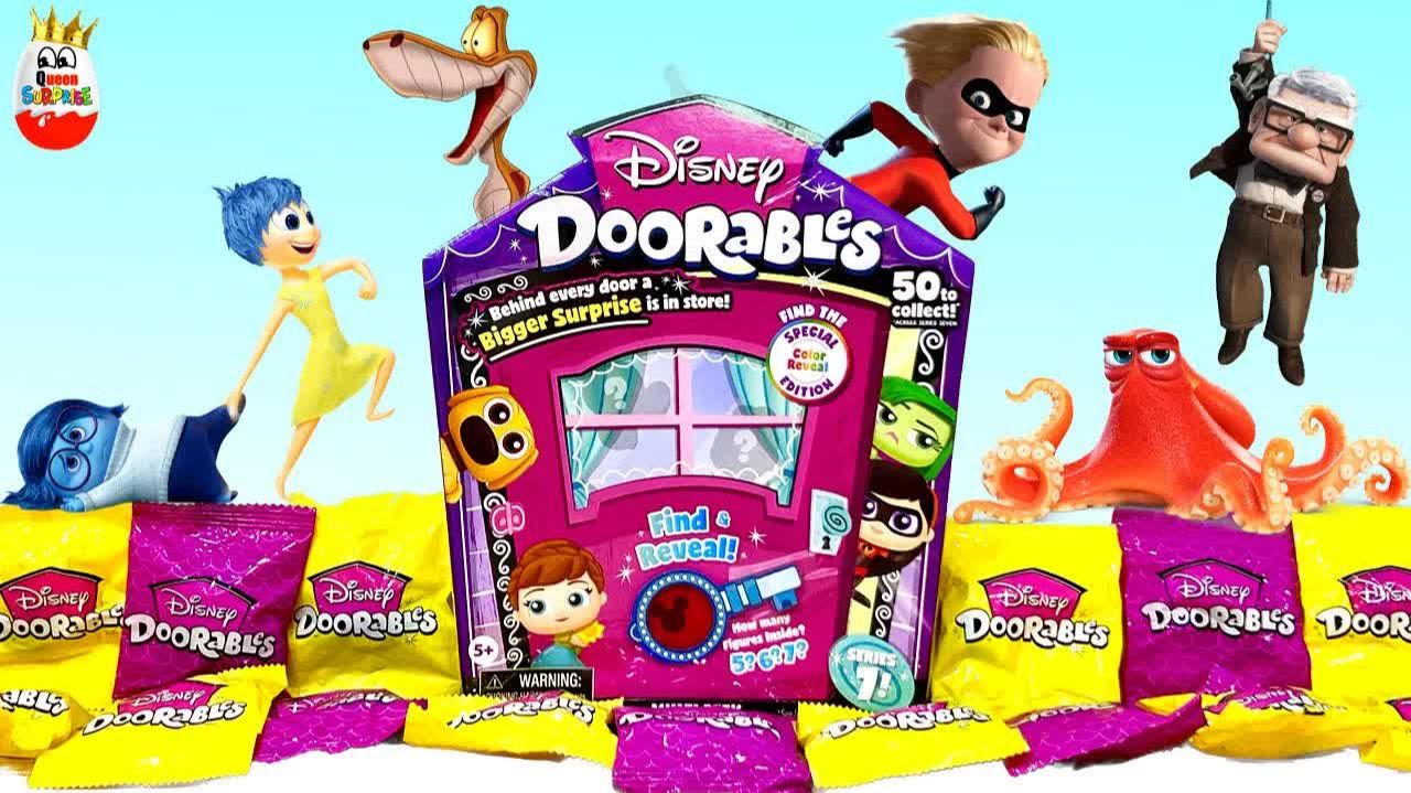 DISNEY DOORABLES MIX! Сюрпризы 7, 8 серии, Супер Милые Игрушки, Kinder Surprise Unboxing