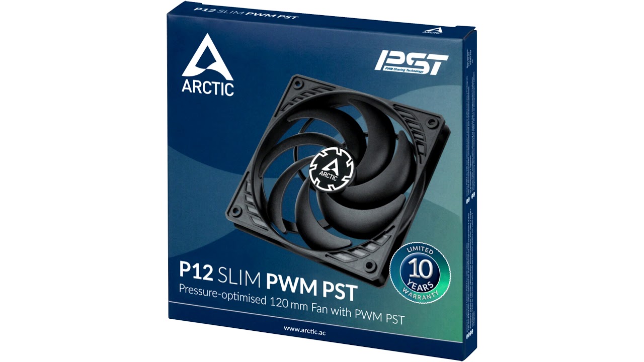 Arctic Announces The Space Saving P12 Slim PWM PST Fan 120mm, 15mm Thick
