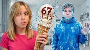 Если Увидишь Цифру 67 - БЕГИ! Никогда не ешь Мороженое 67 АМЕЛЬКА КАРАМЕЛЬКА