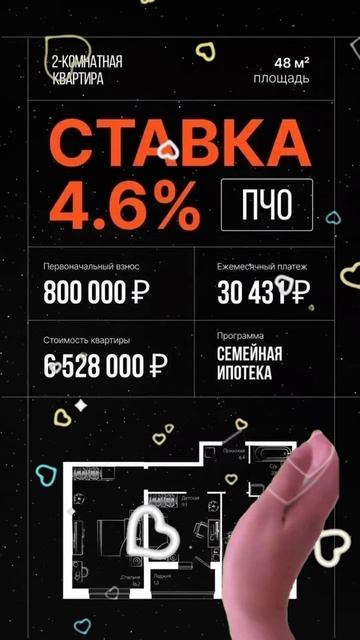 квартиры под семейную ипотеку