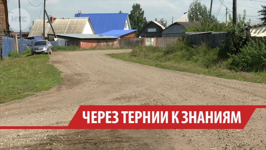Жители деревни Куда жалуются на плохую дорогу, нехватку освещения и отсутствие автобусов до школы