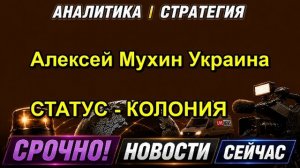 Алексей Мухин Украина СТАТУС КОЛОНИЯ