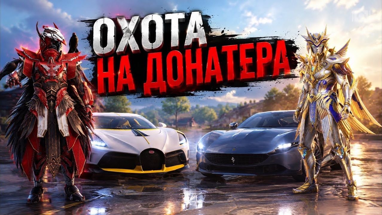 ОХОТА на ДОНАТЕРА | СОЛО ПРОТИВ СКВАДОВ в ПУБГ МОБАЙЛ | PUBG Mobile