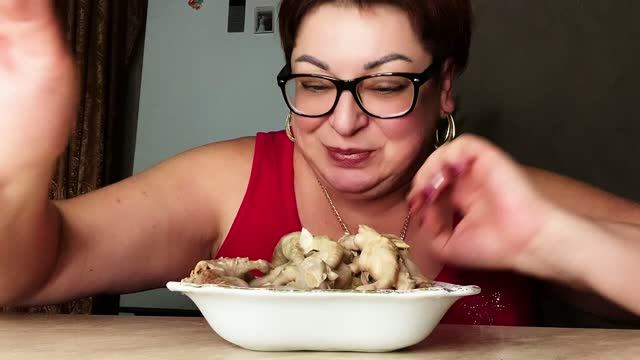 МУКБАНГ 👍Шикарный перекус-шикарными куриными лапами
