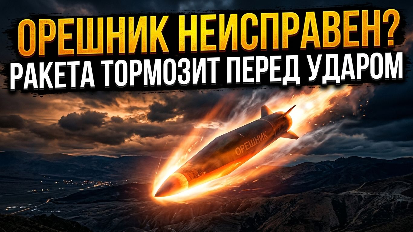 ШОК!💥 Орешник тормозит перед ударом! Инженеры нашли причину замедления ракеты
