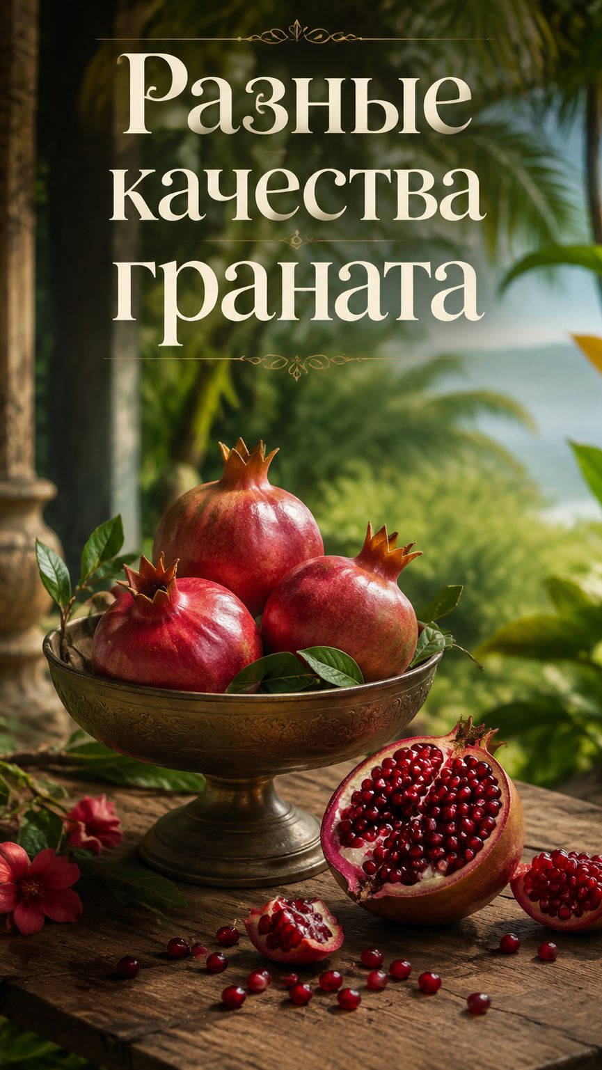 Сладкий или кислый? Какой гранат вам нужен?