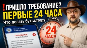 Требование от налоговой пришло: что делать в первые 24 часа