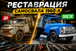 Реставрация самосвала 1960-х годов
