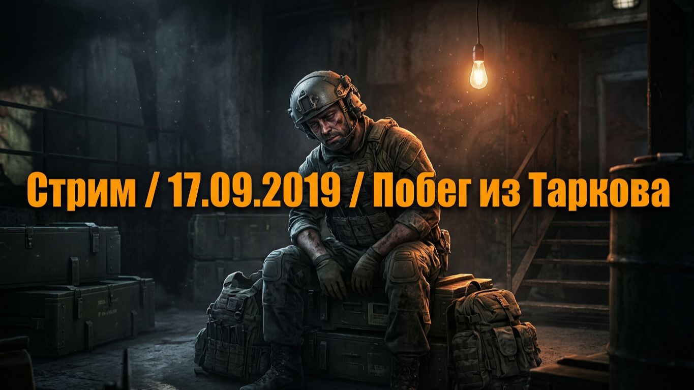 Стрим  17.09.2019  Escape From Tarkov  Побег из Таркова  ХАН БАТОН  XAH 6ATOH