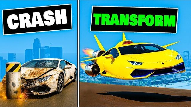 Каждый раз, когда я попадаю в аварию, моя машина трансформируется в GTA 5