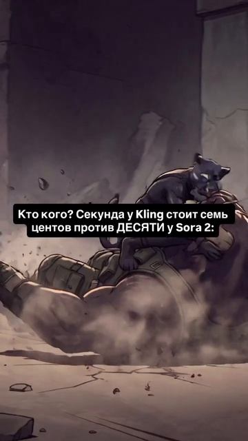 Кто кого? Секунда у Kling стоит семь центов против ДЕСЯТИ у Sora 2: