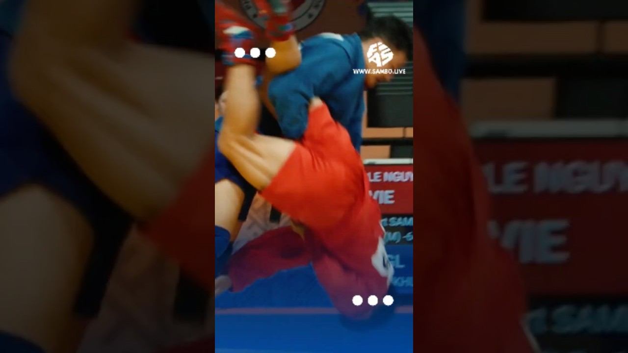 A Spectacular Throw By Munkhbat GANKHUYAG (MGL) Against Cuong LE NGUYEN HUNG (VIE)