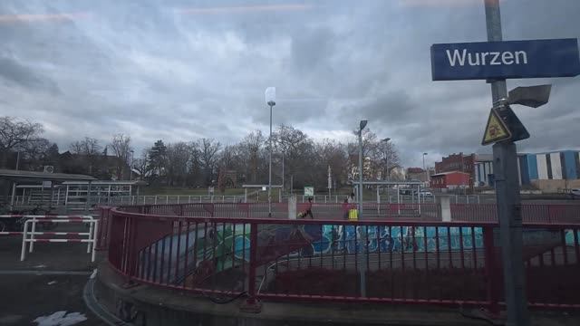 🇩🇪 Германия - поездка на поезде по маршруту Лейпциг - Дрезден, снято из пассажирского окна / 2026
