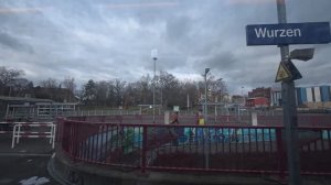 🇩🇪 Германия - поездка на поезде по маршруту Лейпциг - Дрезден, снято из пассажирского окна / 2026