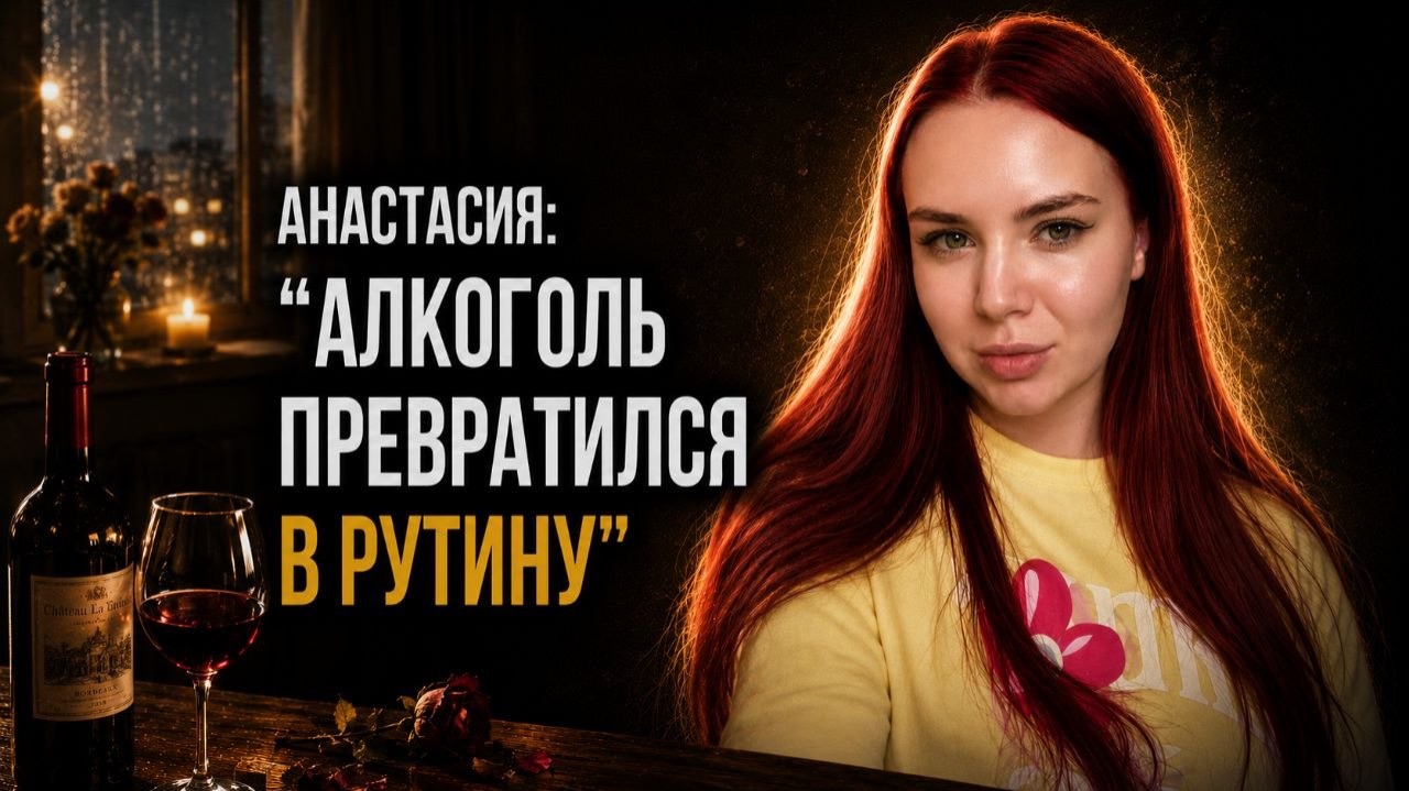 История Анастасии « Алкоголь превратился в рутину и рушил всё вокруг»