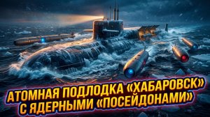 ☢️Атомная подлодка «Хабаровск» с ядерными «Посейдонами» вышла на ходовые испытания