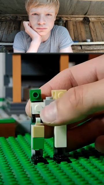 LEGO Майнкрафт: Сборка Железного Голема своими руками 🧱