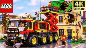 Собираю автоматический ножничный подъемник из ЛЕГО, чтобы починить дом