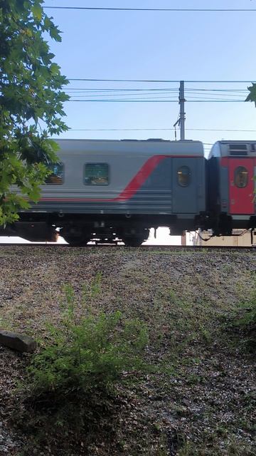 2эс4к с пассажирским поездом 30.06.2026 #train #поездавидео #поезд #railway #railwaycontent
