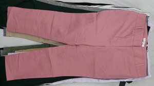 42357 Штаны, брюки женские весна, лето, 9пак, 6E1, секонд (cream/extra) оптом
