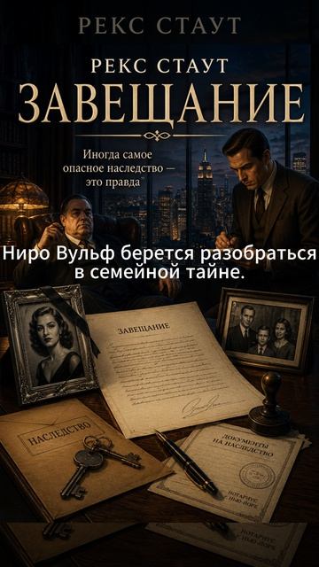 Рекс Стаут  Завещание      #детектив #аудиокнига #слушатьаудиокнигу