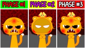 Мой персонаж Sprunki (OC) — Emoji 128 Ninimo But Sick из Pinkfong (фазы 1–3)