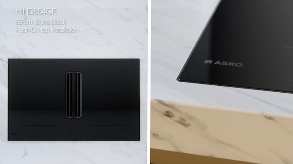 Индукционные варочные панели Asko Elevate со встроенной вытяжкой