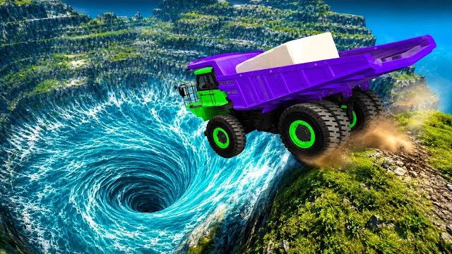 🔥Машины против Leap OF DEATH Экстремальные аварии и разрушения🔥