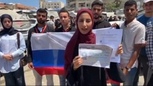⚡️Палестинцы из сектора газа обратились к Владимиру Путину,с просьбой о помощи.